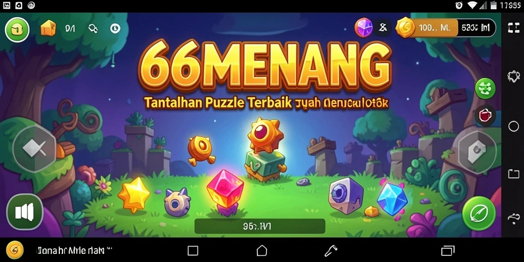 Tampilan utama gameplay 66MENANG yang menarik dan penuh tantangan.