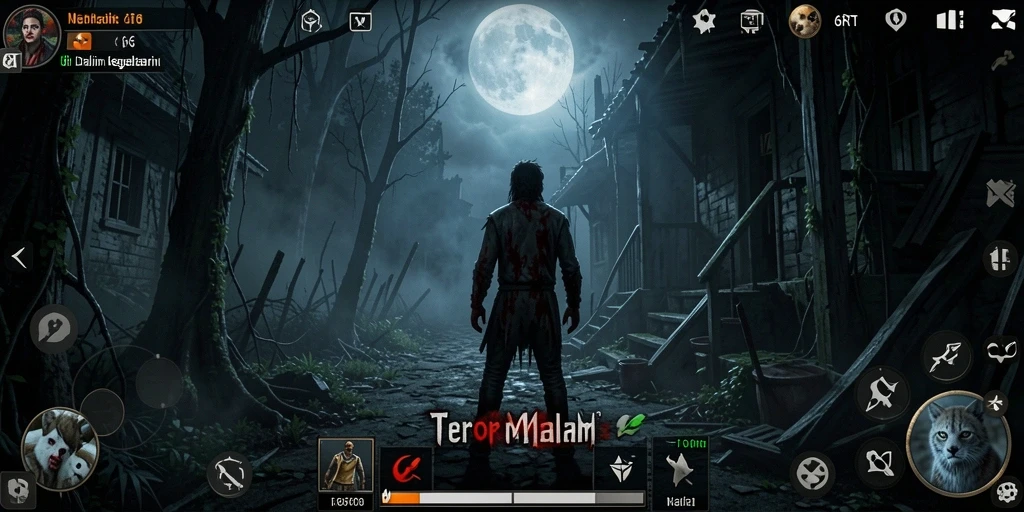 Gameplay seram di 6RT dengan makhluk mengerikan dan teka-teki menantang.