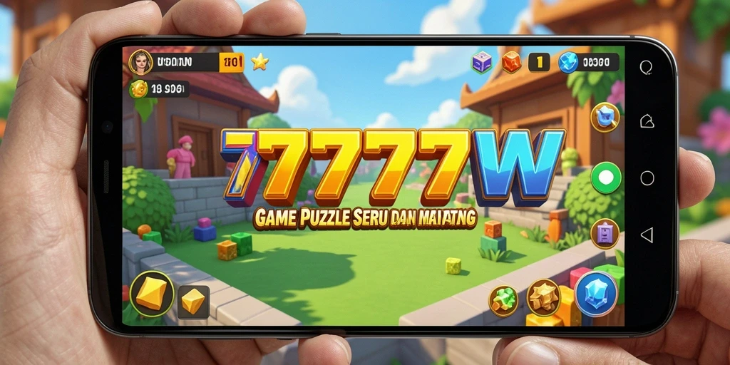 Gameplay menarik dalam game Puzzle 7777W.