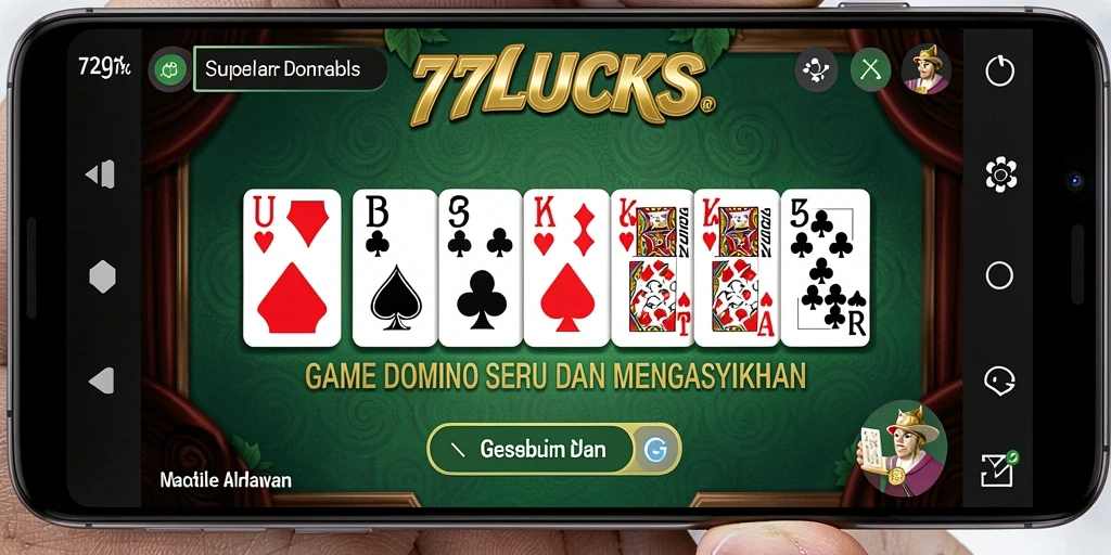 Tampilan gameplay seru dari 77LUCKS yang penuh strategi.