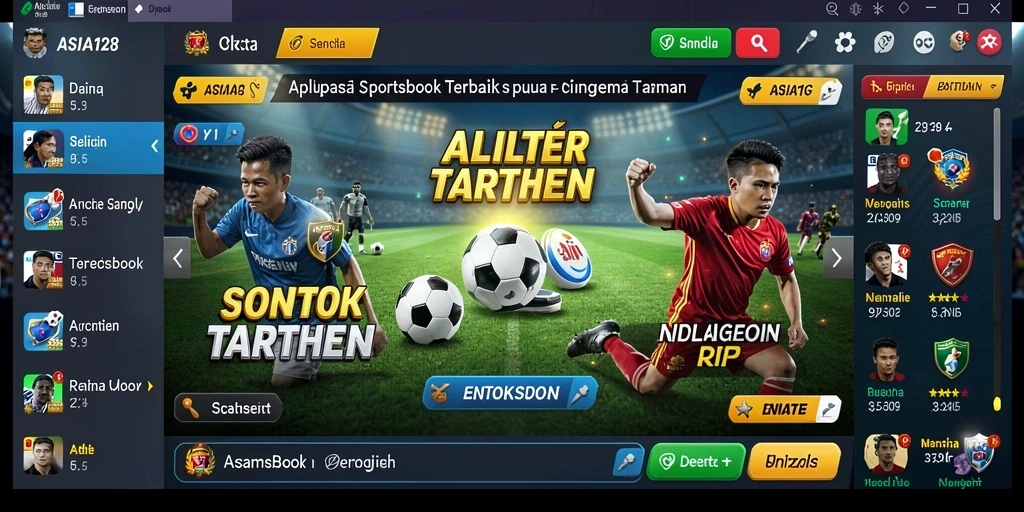 Tampilan gameplay Sportsbook yang menarik dan interaktif.