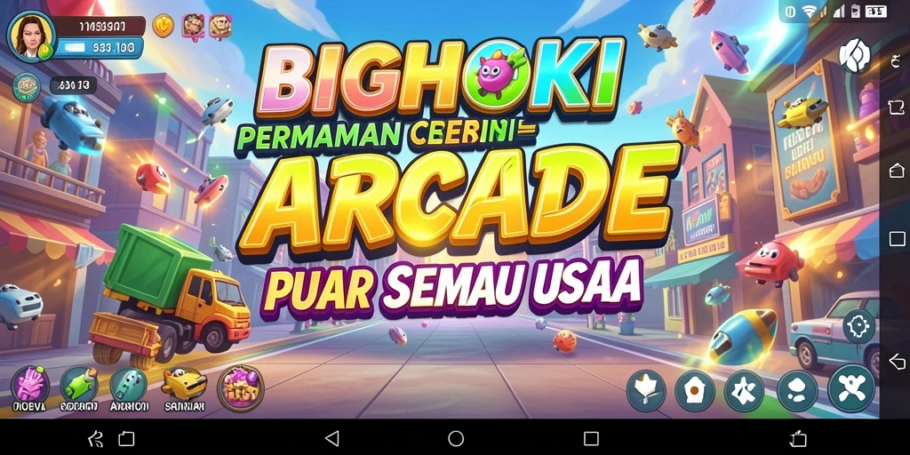 Tampilan gameplay BIGHOKI yang seru dan interaktif.