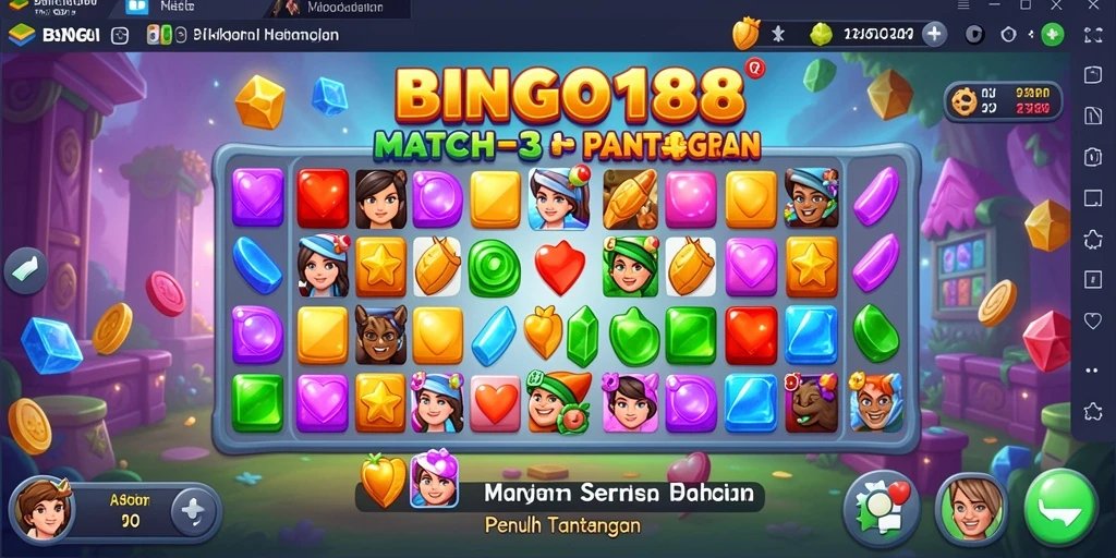 Cuplikan gameplay BINGO188 yang menarik dan penuh warna.