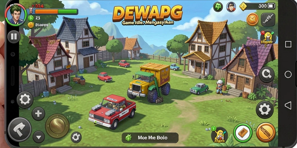 Tampilan gameplay DEWAPG yang menarik dan penuh warna.