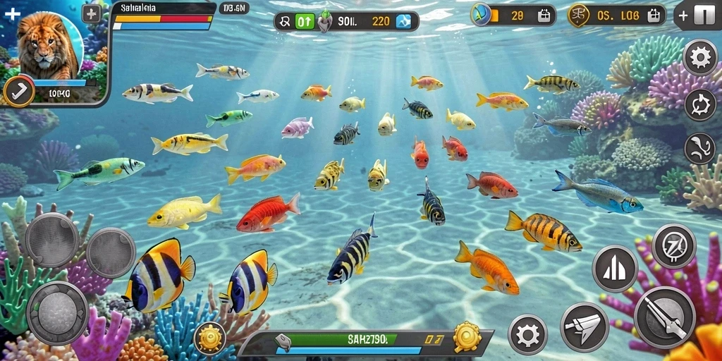 Screenshot gameplay DKK menampilkan aksi seru dan grafis menawan di permainan Tembak Ikan.