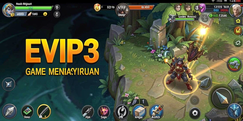 Tampilan gameplay <strong>EVIP3</strong> yang menarik dan interaktif.
