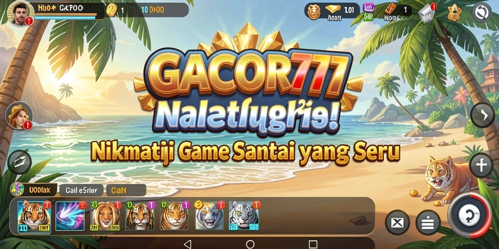GACOR777 menunjukkan gameplay seru dan penuh warna.