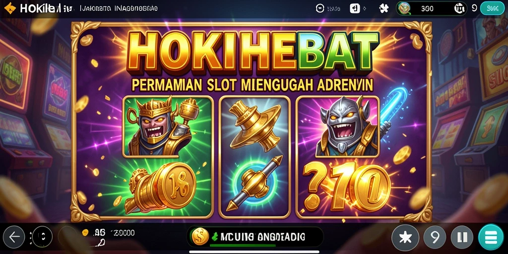 Tangkapan layar HOKIHEBAT menampilkan gameplay slot seru dan menarik.