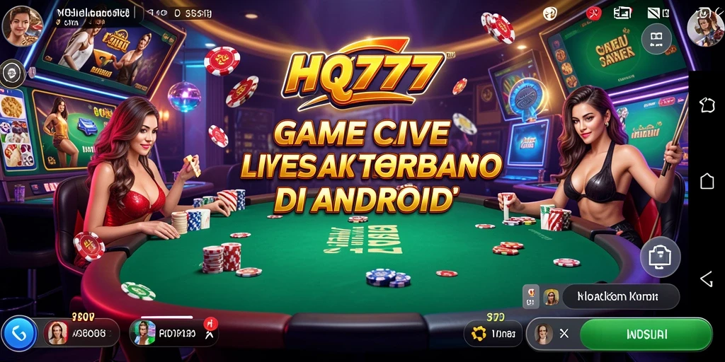 Gameplay Live Casino yang mengasyikkan dan interaktif.