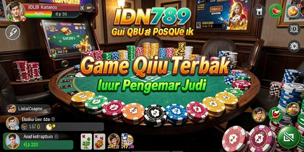 Tampilan gameplay QiuQiu yang seru di IDN789.