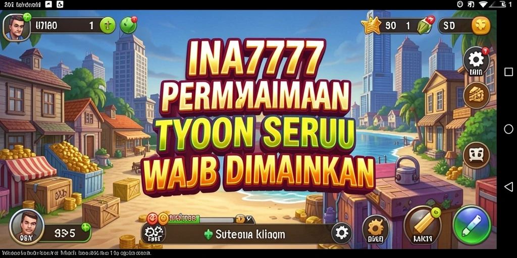 Screenshot gameplay INA777 yang menunjukkan serunya mengelola bisnis Tycoon.