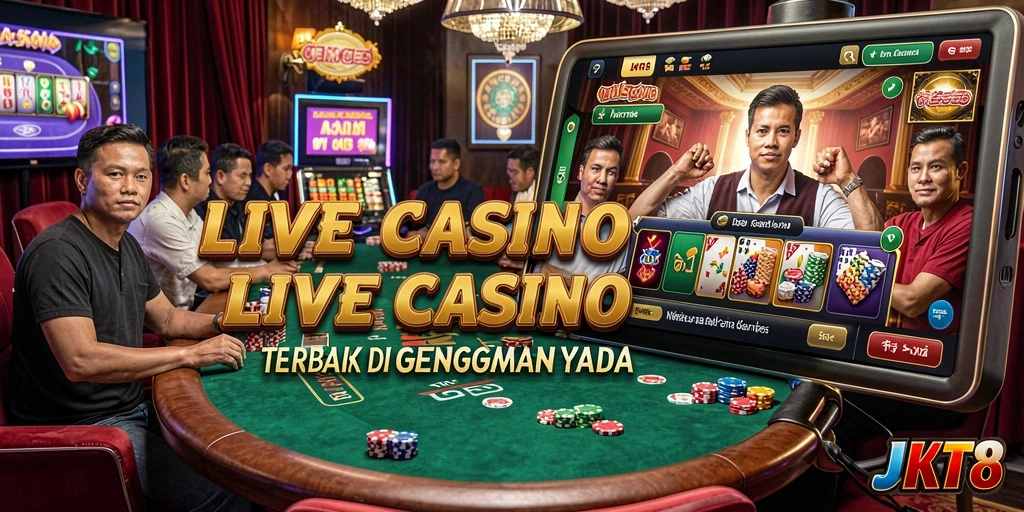 Tampilan gameplay menarik dari aplikasi Live Casino JKT8.