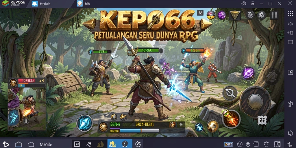 Tampilan gameplay <strong>KEPO66</strong> yang menakjubkan dengan aksi RPG yang seru.