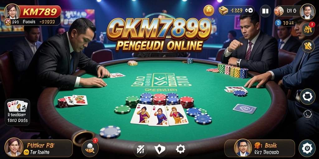 Tangkapan layar KM789 menampilkan pengalaman gameplay Poker yang mendebarkan.
