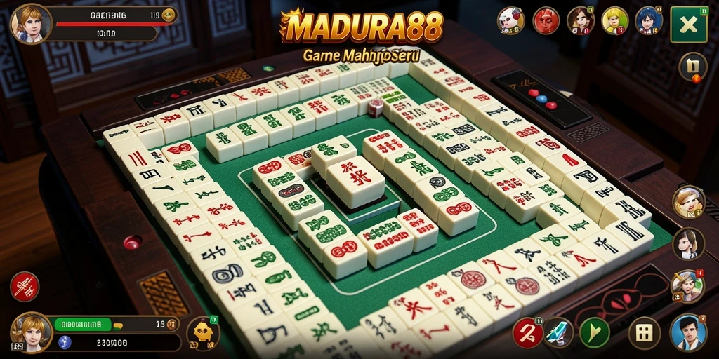 Tampilan menarik dari gameplay Mahjong di MADURA88.