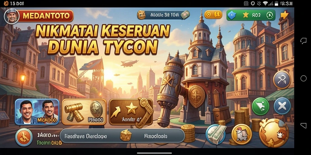 Tampilkan gameplay MEDANTOTO yang menantang dan menarik.