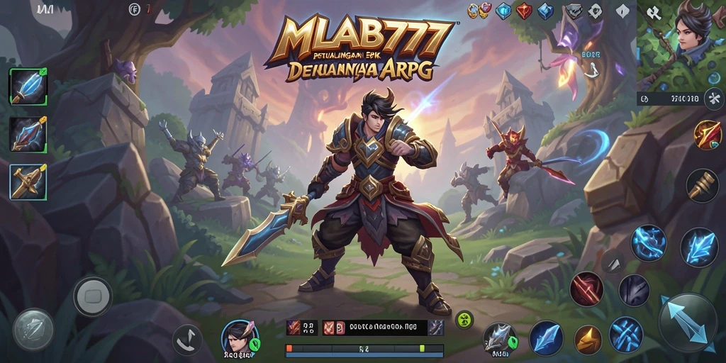 Tampilan gameplay ARPG yang mendebarkan di MLBB777.