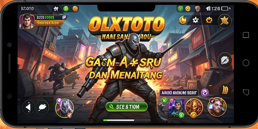Menampilkan aksi seru dalam gameplay OLXTOTO yang mengasyikkan.