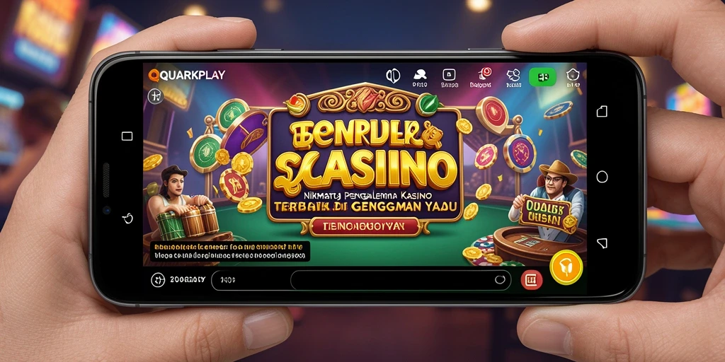 Tampilan gameplay menarik di aplikasi Kasino QUARKPLAY.
