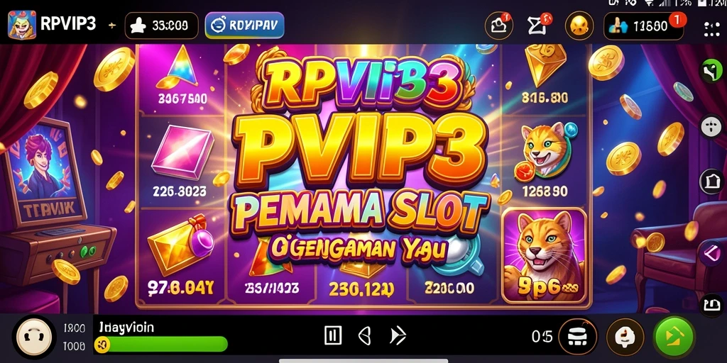 Screenshot gameplay RPVIP3 yang penuh warna dan mendebarkan.
