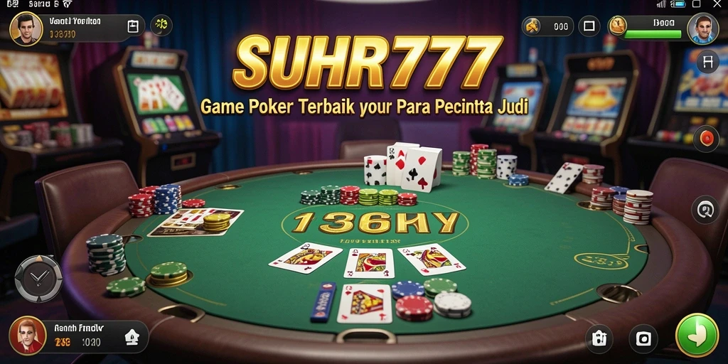 Tampilan gameplay poker di SUHU777 yang menarik dan interaktif.