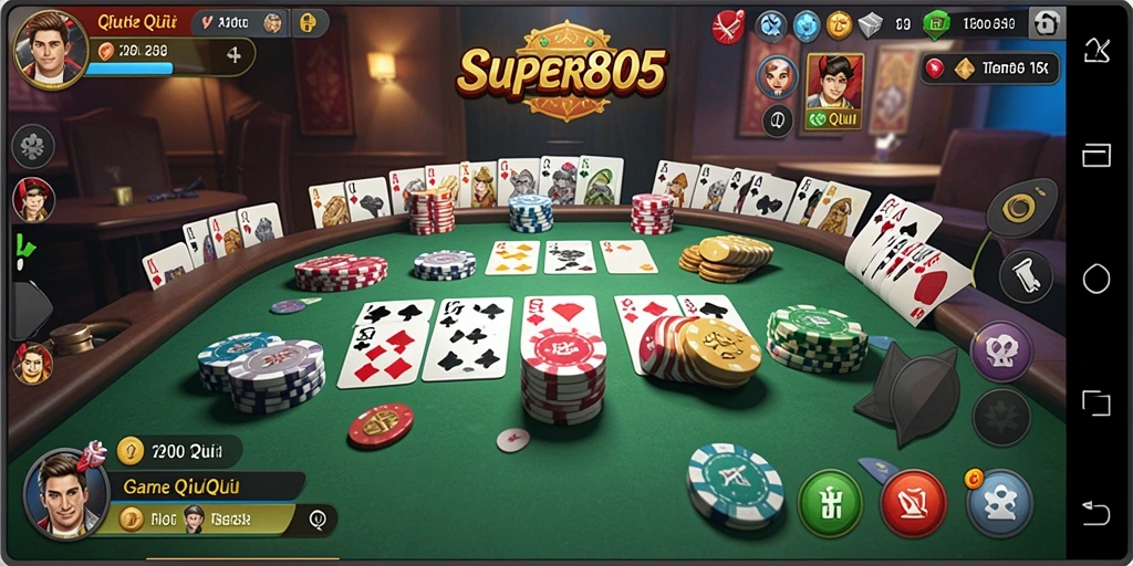 Tampilan gameplay menarik dari SUPER805 QiuQiu.