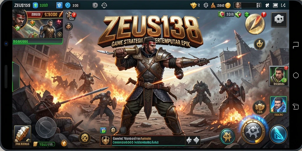 Tampilan utama gameplay ZEUS138 menampilkan aksi strategi yang mendebarkan.