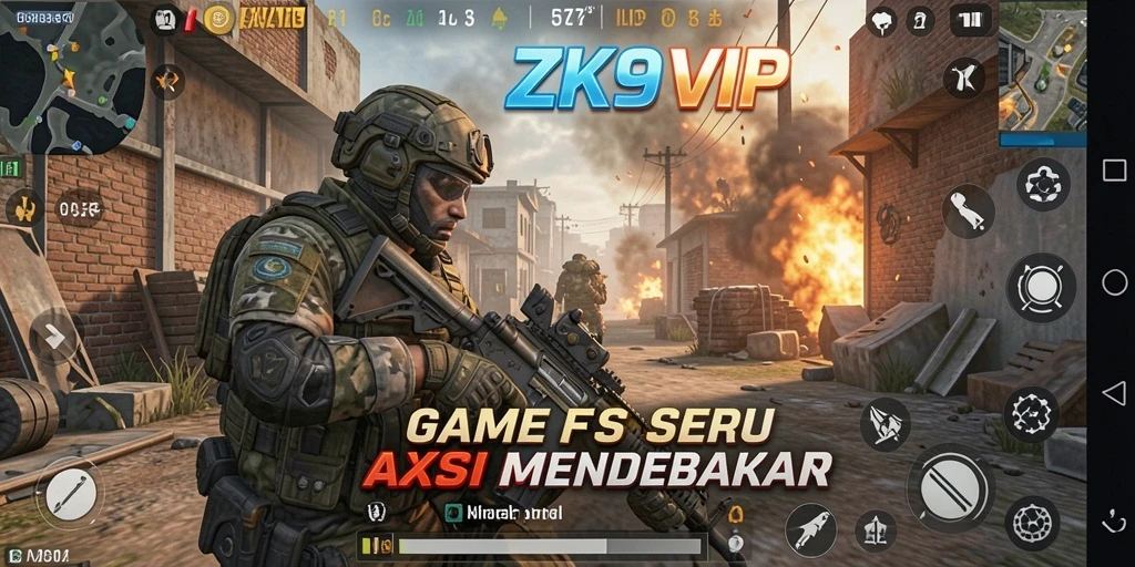 Gameplay ZK9VIP yang mendebarkan dengan aksi cepat.